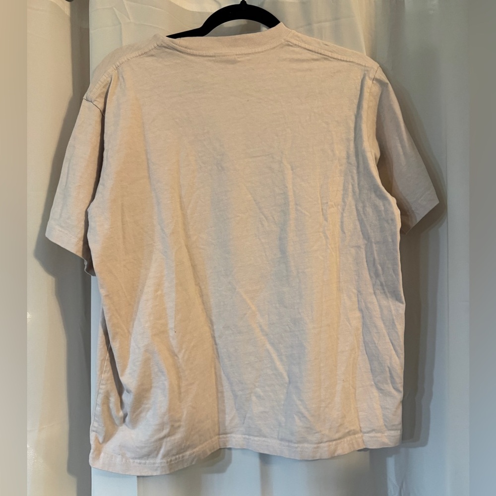 GOLF WANG Graphic Tee Size M Light Pink Cracked Face Print Tyler The Creator - Picture 5 of 7